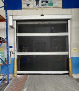 Read more about the article ประตูโรงงาน|High Speed Door|ประตูม้วน PVC
