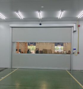 Read more about the article ประตูโรงงาน|High Speed Door|ประตูม้วน PVC
