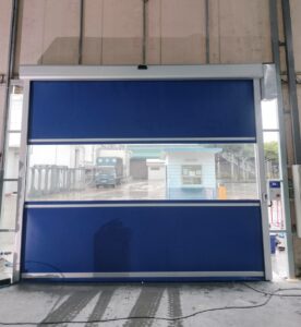 Read more about the article ประตูโรงงาน|High Speed Door|ประตูม้วน PVC