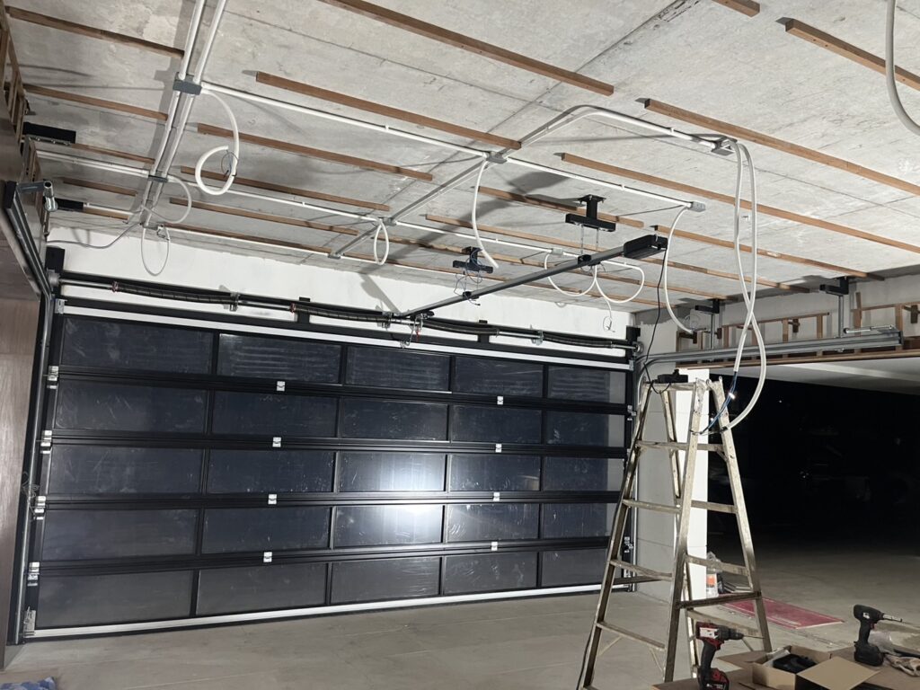 Installation photo of Garage Doors for Single House in Songkhla by OZ DOOR (4)
