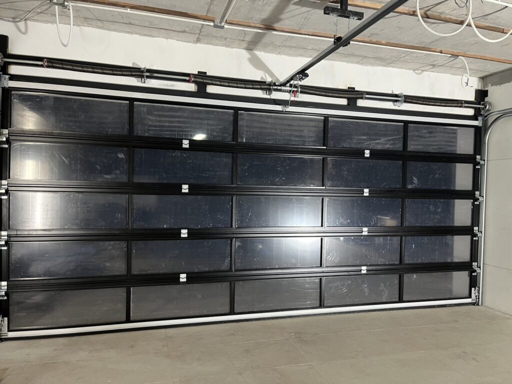 Installation photo of Garage Doors for Single House in Songkhla by OZ DOOR (5)