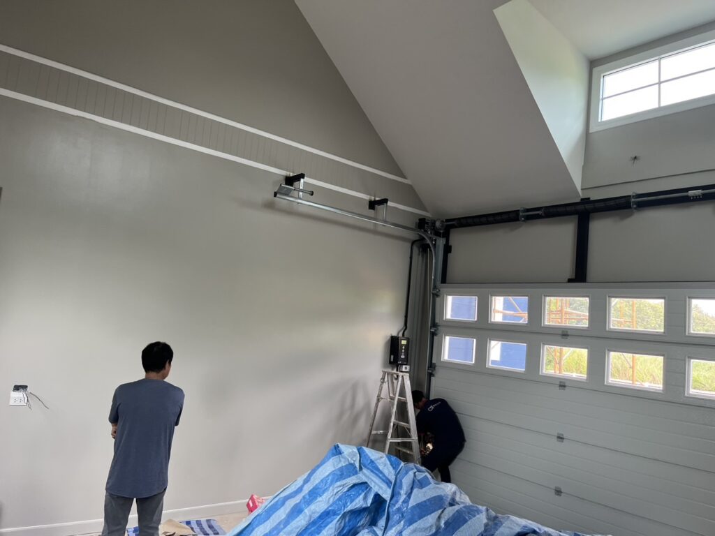 Installation photo of Garage Doors for Housing Estate / Developer in Nakhon Ratchasima by OZ DOOR (2)