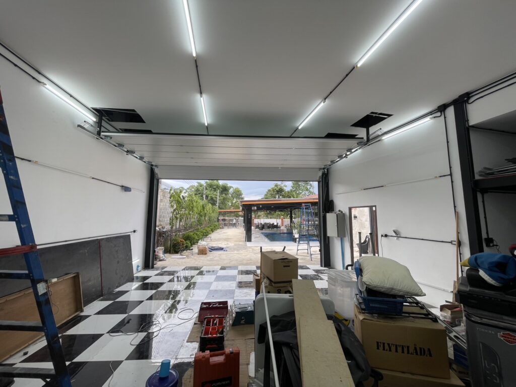 Installation photo of Garage Doors for Housing Estate / Developer in Rayong by OZ DOOR (7)