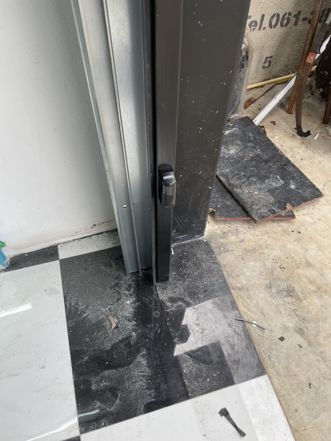 Installation photo of Garage Doors for Housing Estate / Developer in Rayong by OZ DOOR (10)