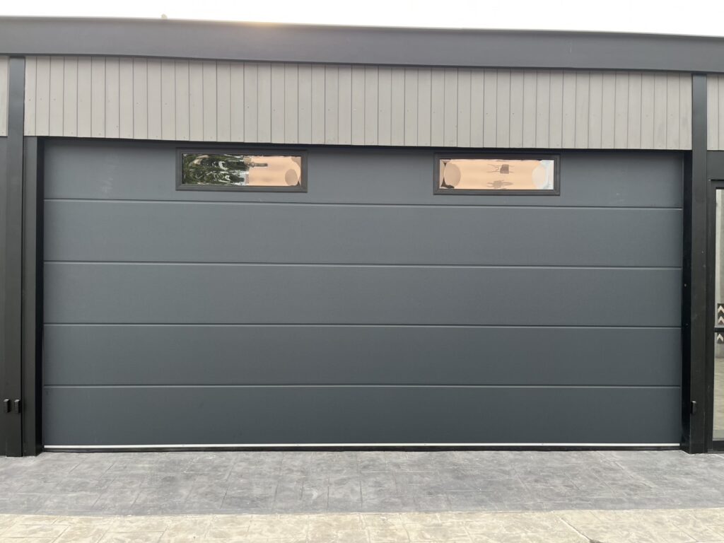 Installation photo of Garage Doors for Single House in Bangkok by OZ DOOR