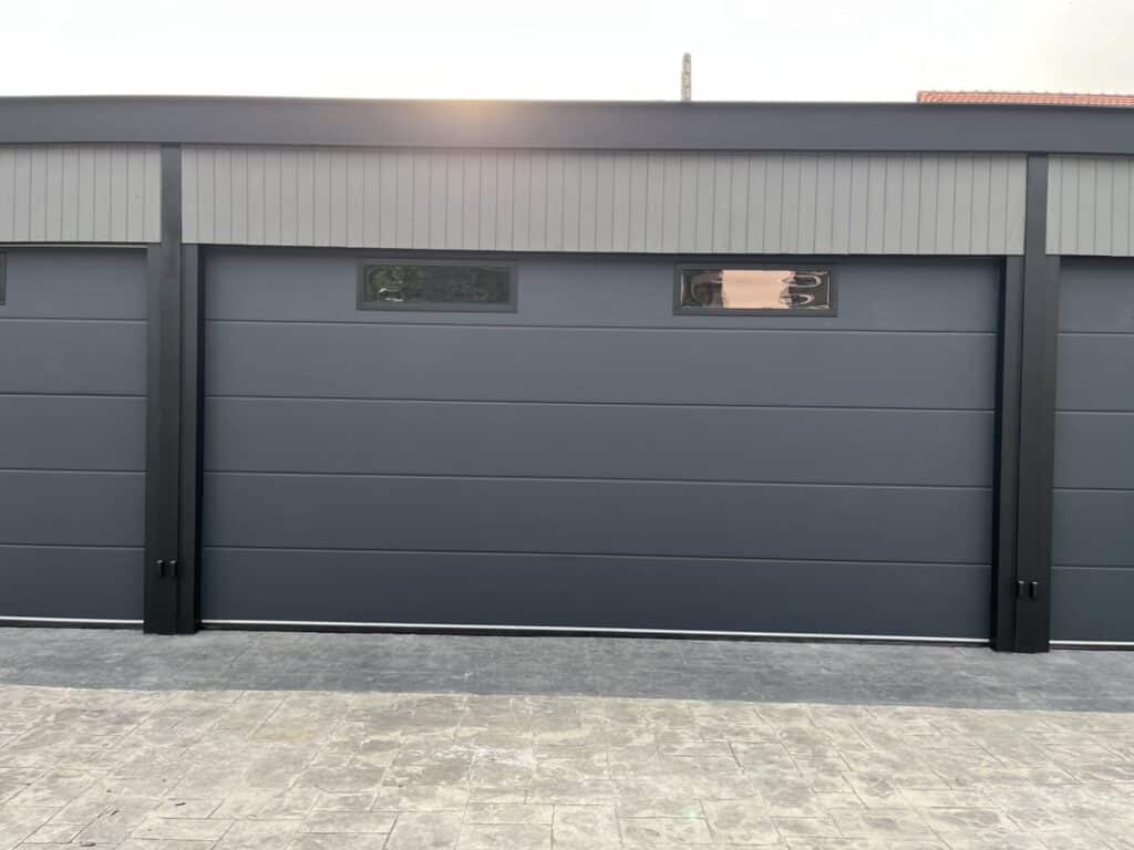 Installation photo of Garage Doors for Single House in Bangkok by OZ DOOR (2)
