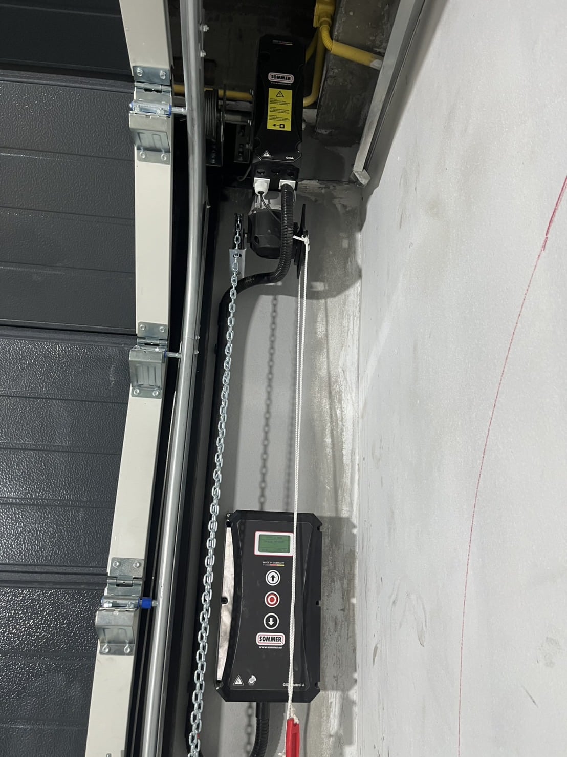 Installation photo of Garage Doors for Single House in Samut Prakan by OZ DOOR (6)