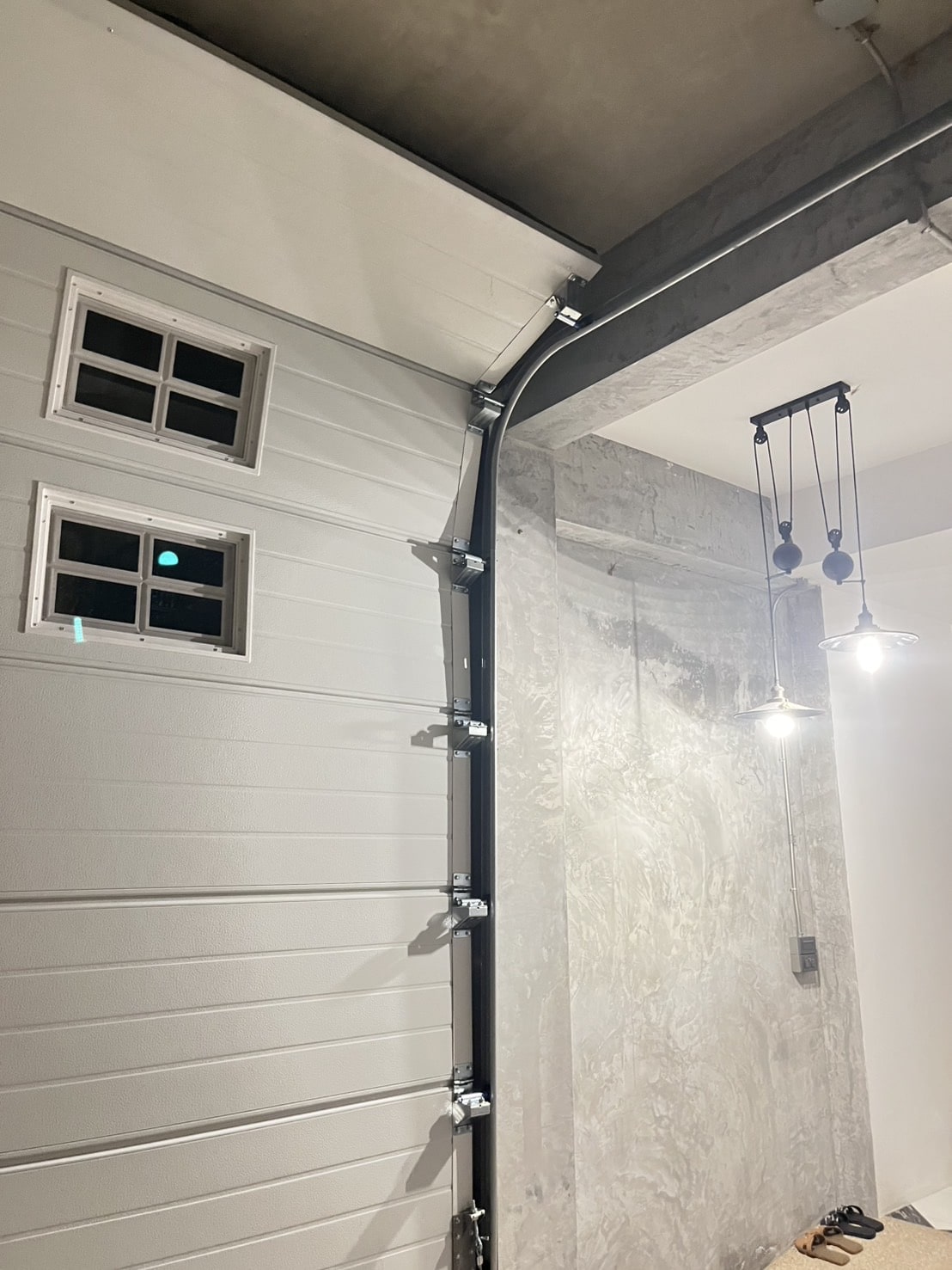 Installation photo of Garage Doors for Residential Projects in Bangkok by OZ DOOR (6)