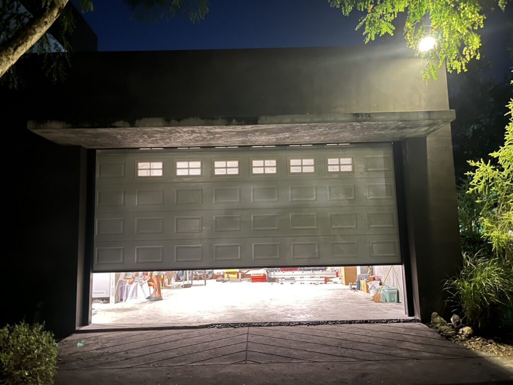 Installation photo of Garage Doors for Residential Projects in Bangkok by OZ DOOR (7)