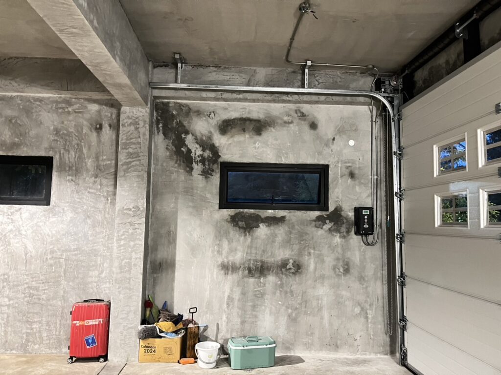 Installation photo of Garage Doors for Residential Projects in Bangkok by OZ DOOR (13)