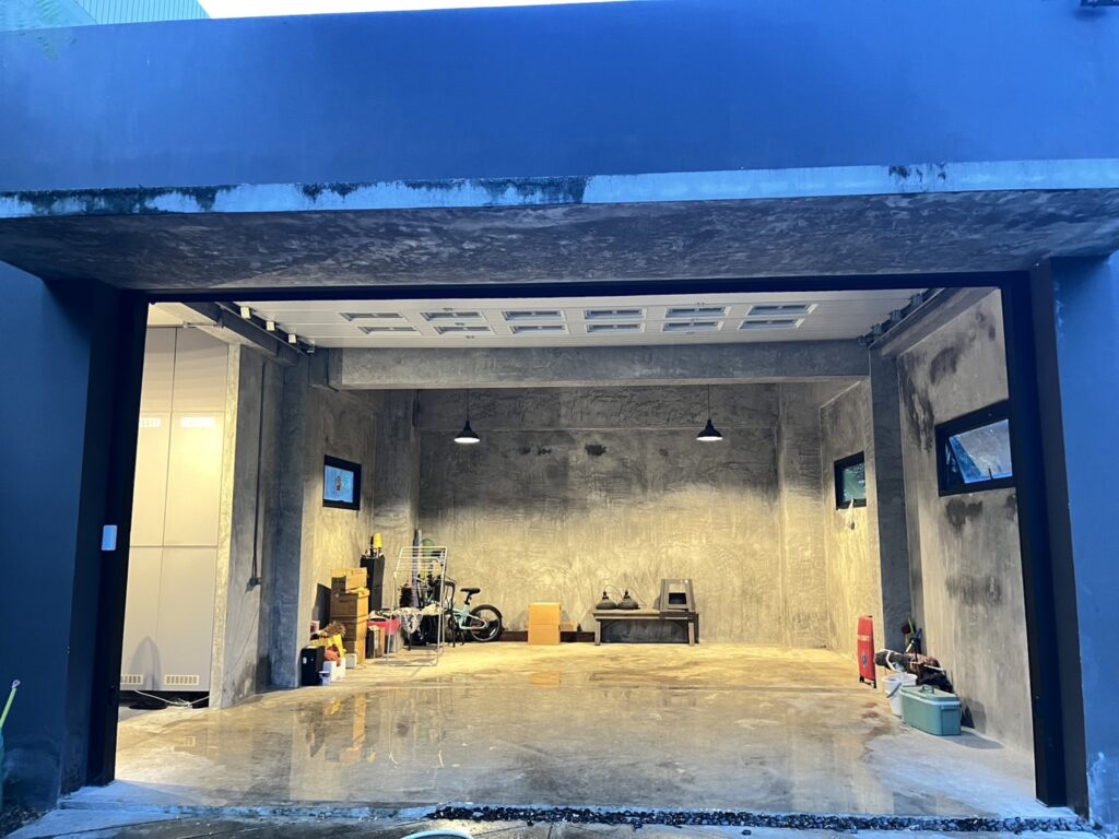 Installation photo of Garage Doors for Residential Projects in Bangkok by OZ DOOR (18)