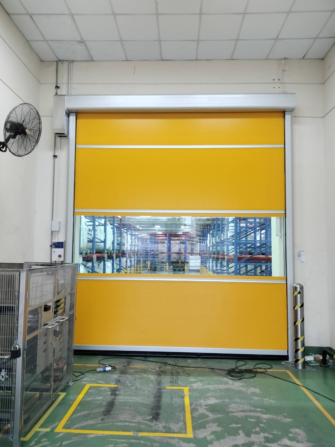 ภาพผลงานติดตั้งประตูไฮสปีด รุ่น Standard สำหรับคลีนรูมและ GMP ที่สระบุรี โดย OZ DOOR (2)