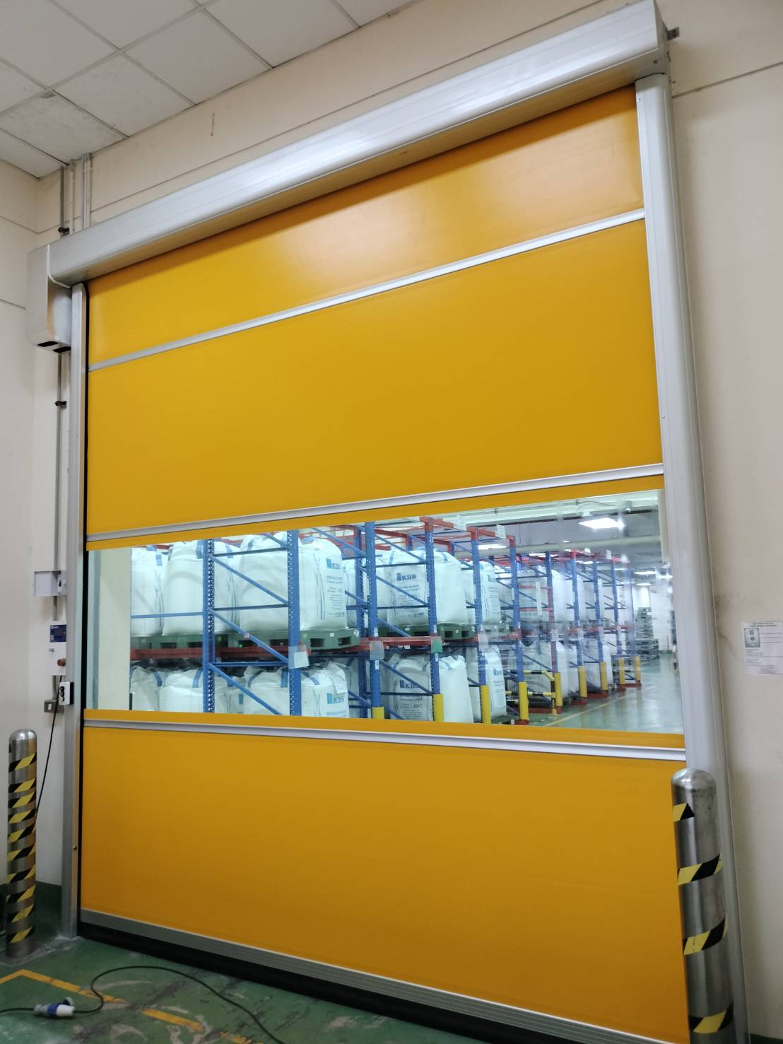 ภาพผลงานติดตั้งประตูไฮสปีด รุ่น Standard สำหรับคลีนรูมและ GMP ที่สระบุรี โดย OZ DOOR (12)