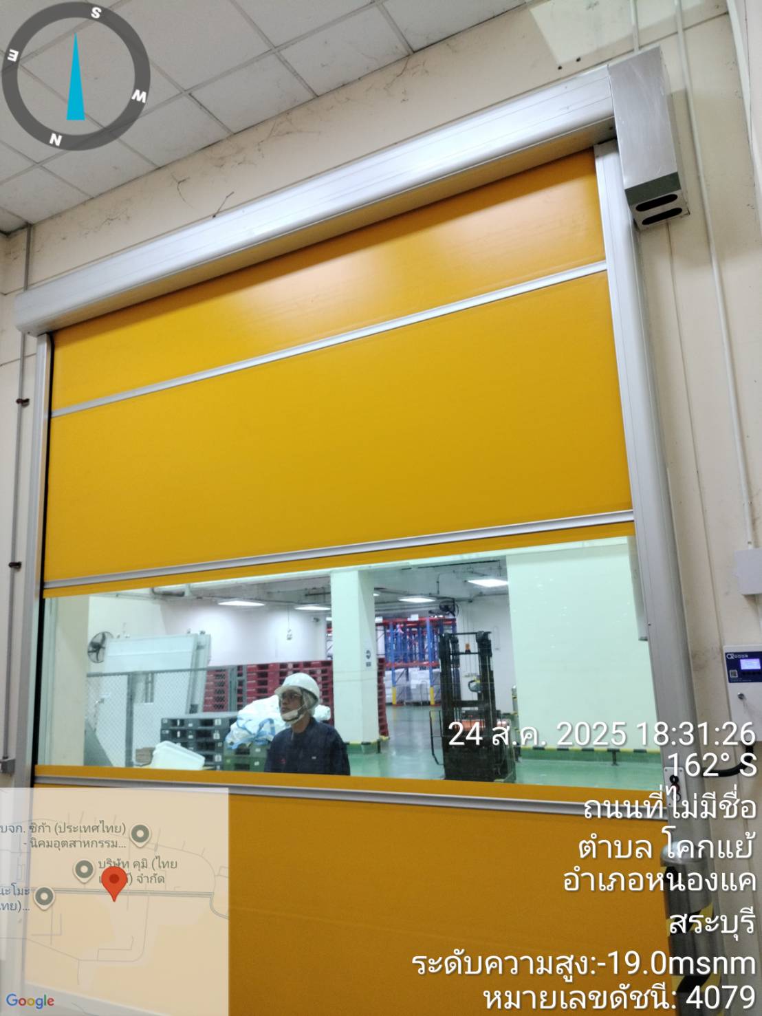 ภาพผลงานติดตั้งประตูไฮสปีด รุ่น Standard สำหรับคลีนรูมและ GMP ที่สระบุรี โดย OZ DOOR (20)