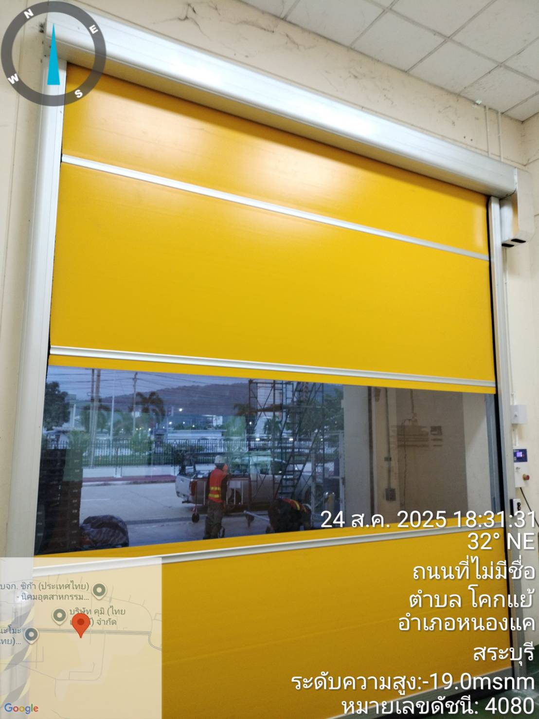 ภาพผลงานติดตั้งประตูไฮสปีด รุ่น Standard สำหรับคลีนรูมและ GMP ที่สระบุรี โดย OZ DOOR (21)