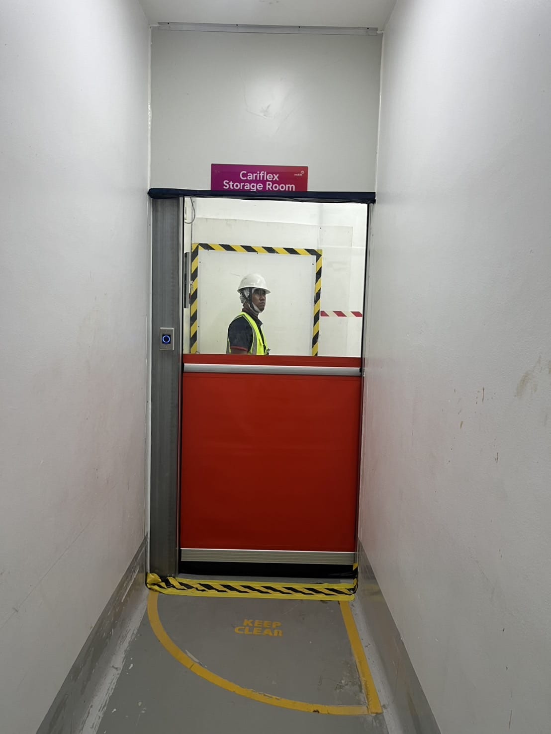 ภาพผลงานติดตั้งประตูไฮสปีด รุ่น Standard สำหรับโรงงานอุตสาหกรรม ที่สมุทรปราการ โดย OZ DOOR (6)