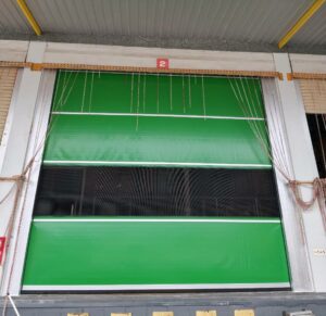 Read more about the article ประตูโรงงาน|High Speed Door|ประตูม้วน PVC