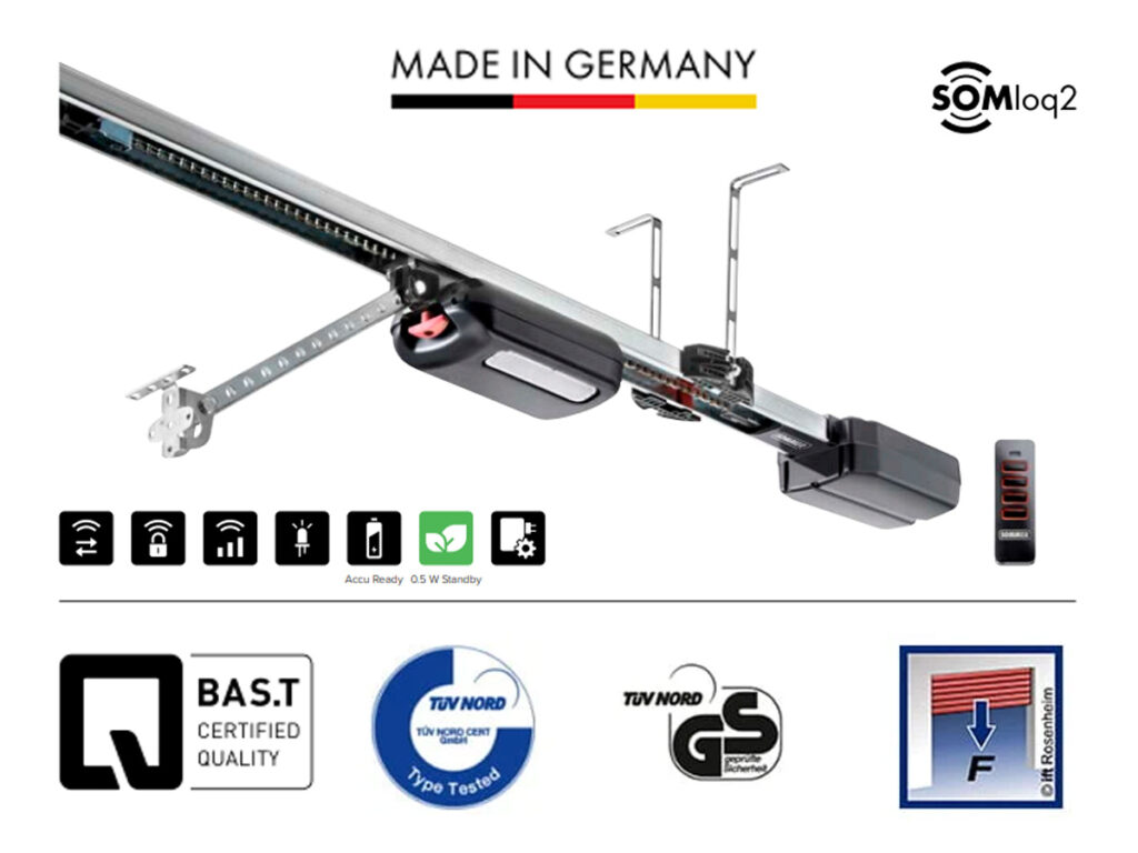 มอเตอร์ประตูโรงรถ SOMMER จากเยอรมนี ระบบเงียบ ปลอดภัย และควบคุมด้วยรีโมต
