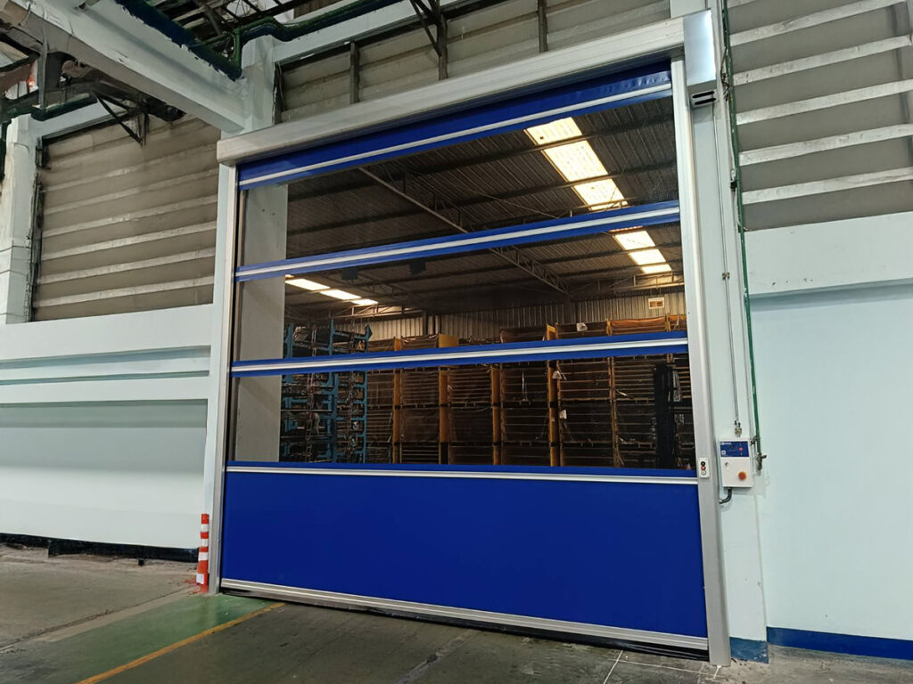 ผ้าใบและฝาครอบประตูไฮสปีด OZ Door หลากหลายสีและสไตล์ พร้อมบริการพิมพ์โลโก้