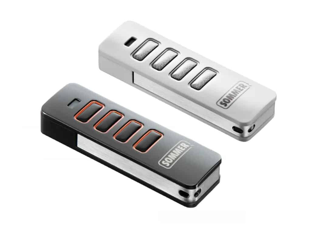 รีโมท Pearl Vibe สำหรับระบบประตูโรงรถ SOMMER โดย OZ Door Thailand