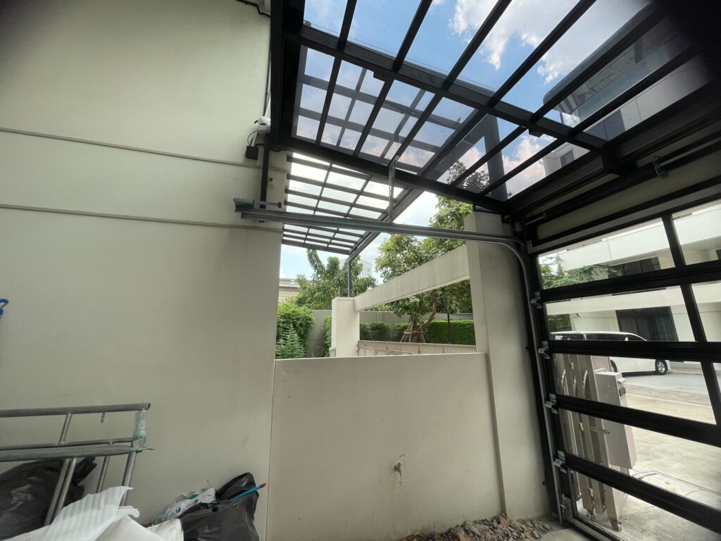 Installation photo of Garage Doors for Single House in Bangkok by OZ DOOR (13)
