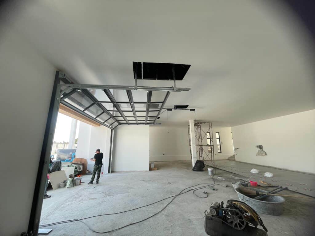 Installation photo of Garage Doors for Single House in Chiang Mai by OZ DOOR (12)