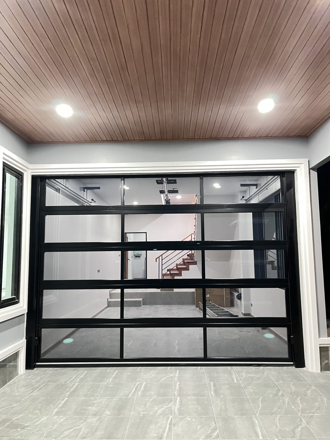 Installation photo of Garage Doors for Single House in Chumphon by OZ DOOR