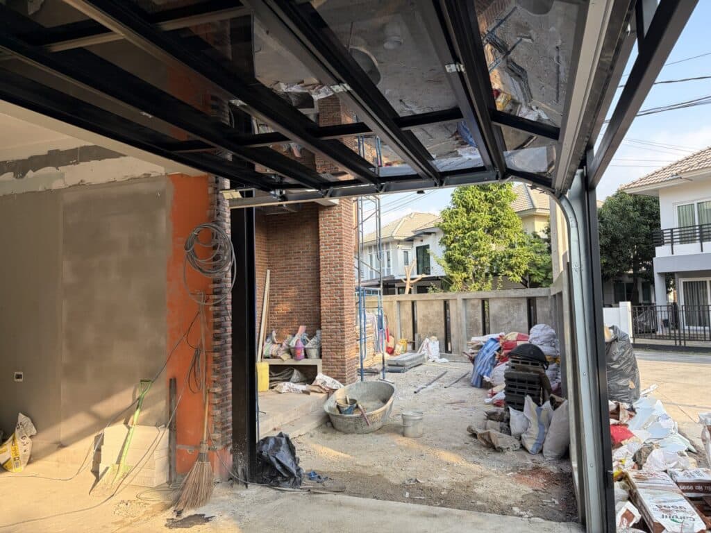 Installation photo of Garage Doors for Single House in Nonthaburi by OZ DOOR (15)