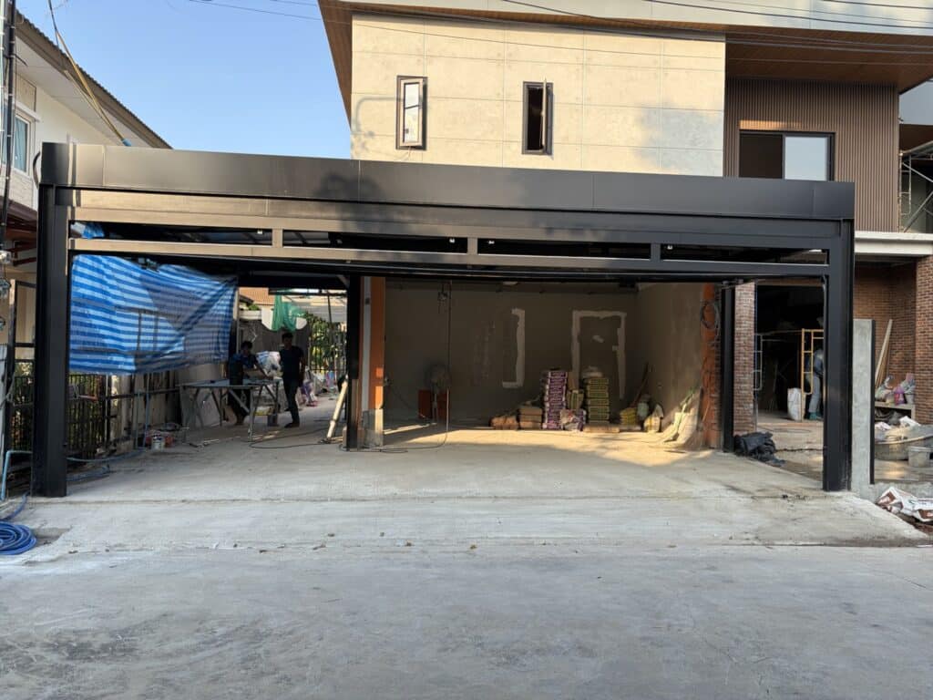 Installation photo of Garage Doors for Single House in Nonthaburi by OZ DOOR (21)