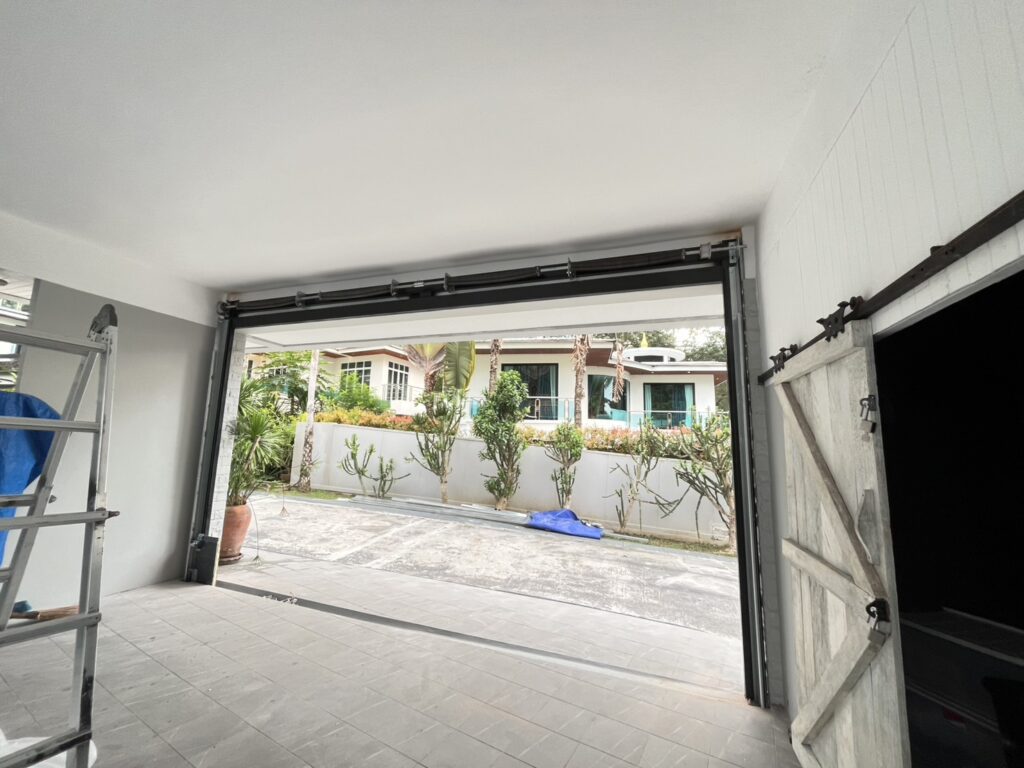 Installation photo of Garage Doors for Single House in Phuket by OZ DOOR (10)