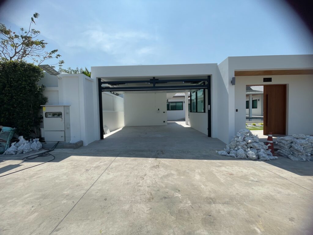 Installation photo of Garage Doors for Housing Estate / Developer in Phuket by OZ DOOR (3)