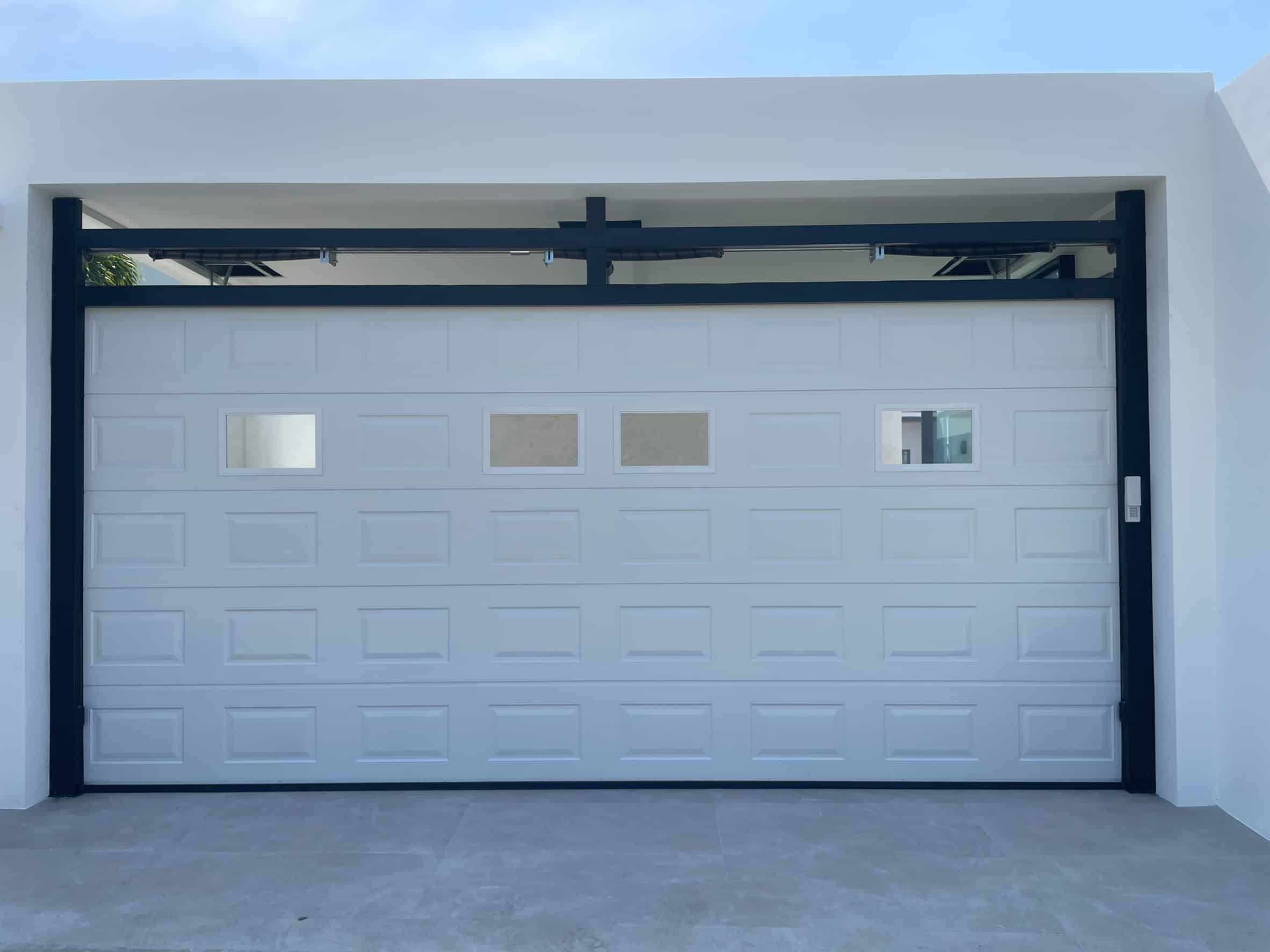 Installation photo of Garage Doors for Housing Estate / Developer in Phuket by OZ DOOR