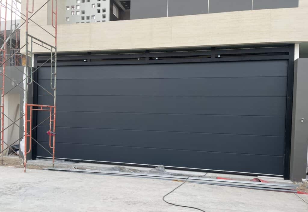 Installation photo of Garage Doors for Single House in Chiang Mai by OZ DOOR