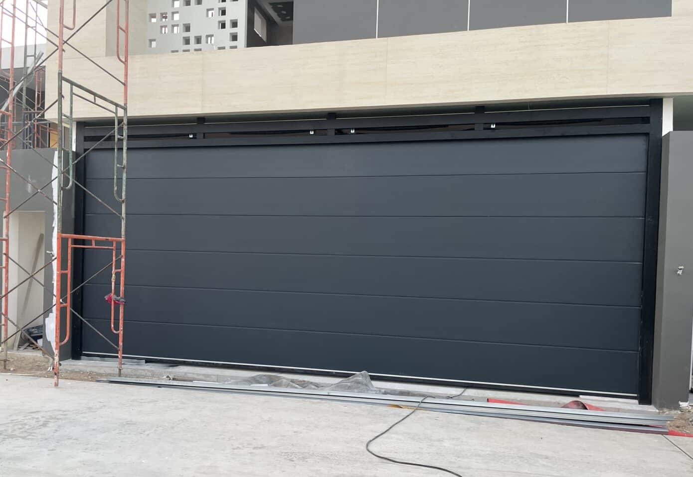Installation photo of Garage Doors for Single House in Chiang Mai by OZ DOOR