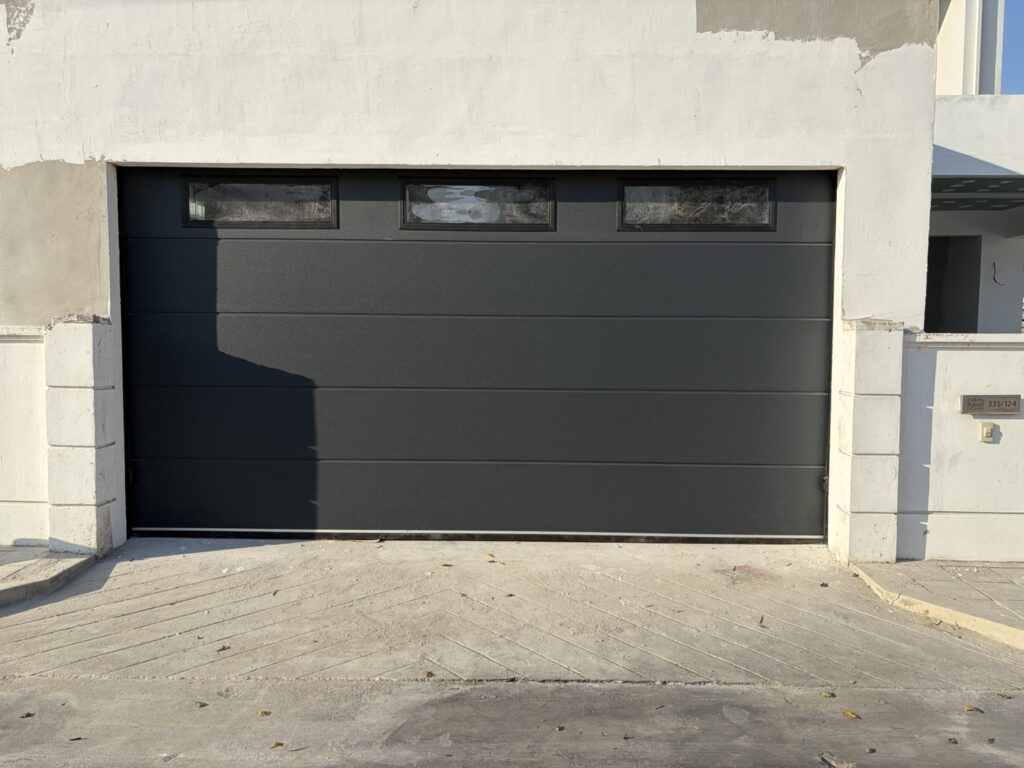 Installation photo of Garage Doors for Single House in Nonthaburi by OZ DOOR (12)