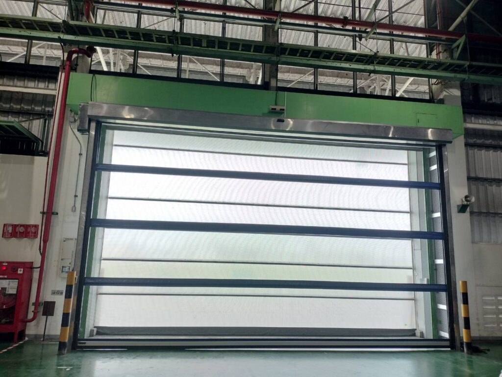 ภาพผลงานติดตั้งประตูไฮสปีด รุ่น Standard สำหรับคลีนรูมและ GMP ที่สมุทรปราการ โดย OZ DOOR (8)