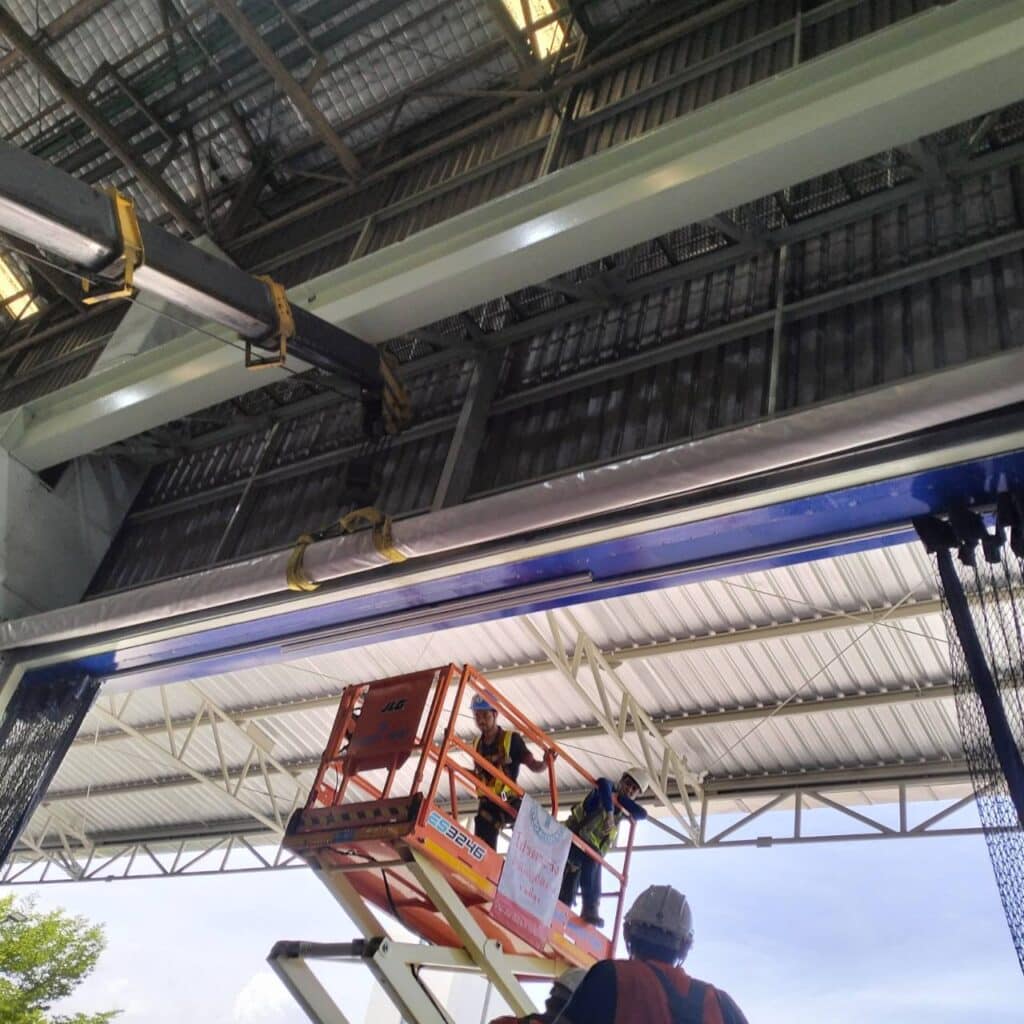 ภาพผลงานติดตั้งประตูไฮสปีด รุ่น Standard สำหรับคลีนรูมและ GMP ที่สมุทรปราการ โดย OZ DOOR (10)