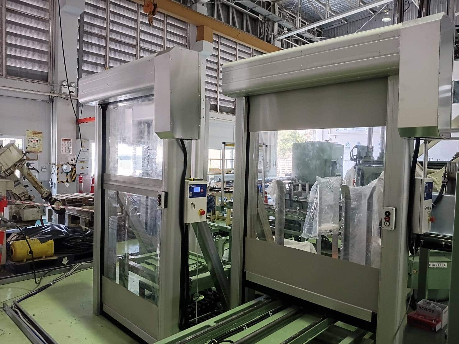 ภาพผลงานติดตั้งHigh speed door สำหรับโรงงานอุตสาหกรรม ที่ระยอง โดย OZ DOOR