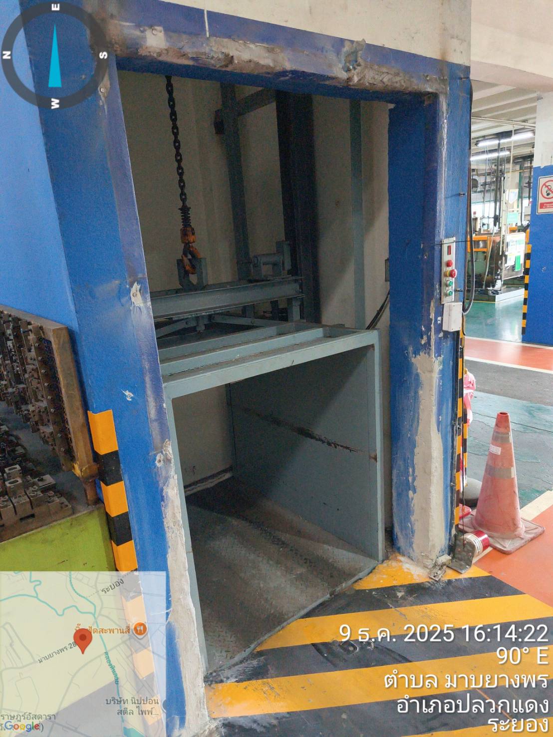 ภาพผลงานติดตั้งประตูไฮสปีด รุ่น Standard สำหรับคลังสินค้าและโลจิสติกส์ ที่ระยอง โดย OZ DOOR (12)