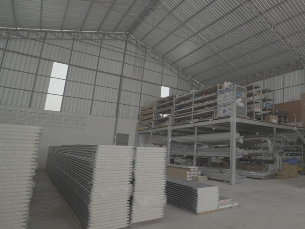 Inventory of genuine spare parts for high-speed and garage doors, ready for nationwide delivery to Bangkok, Chiang Mai, and Phuket