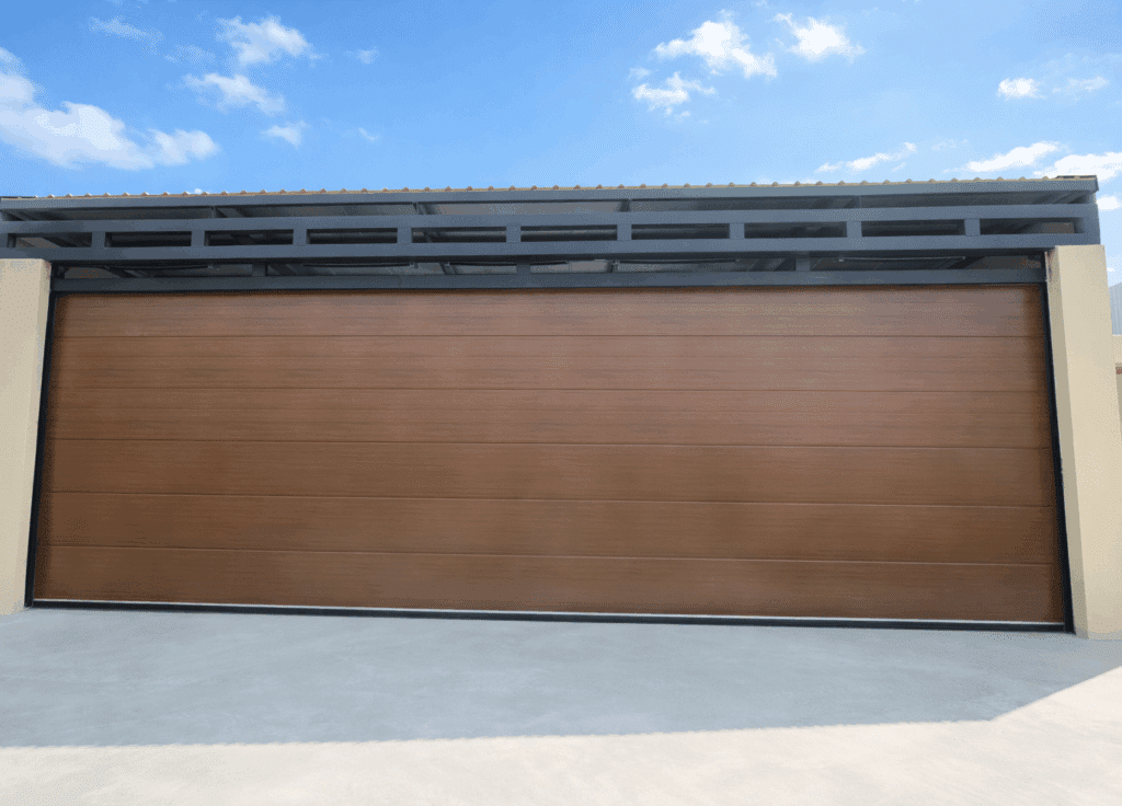 Installation photo of Garage Doors for Single House in Chonburi by OZ DOOR