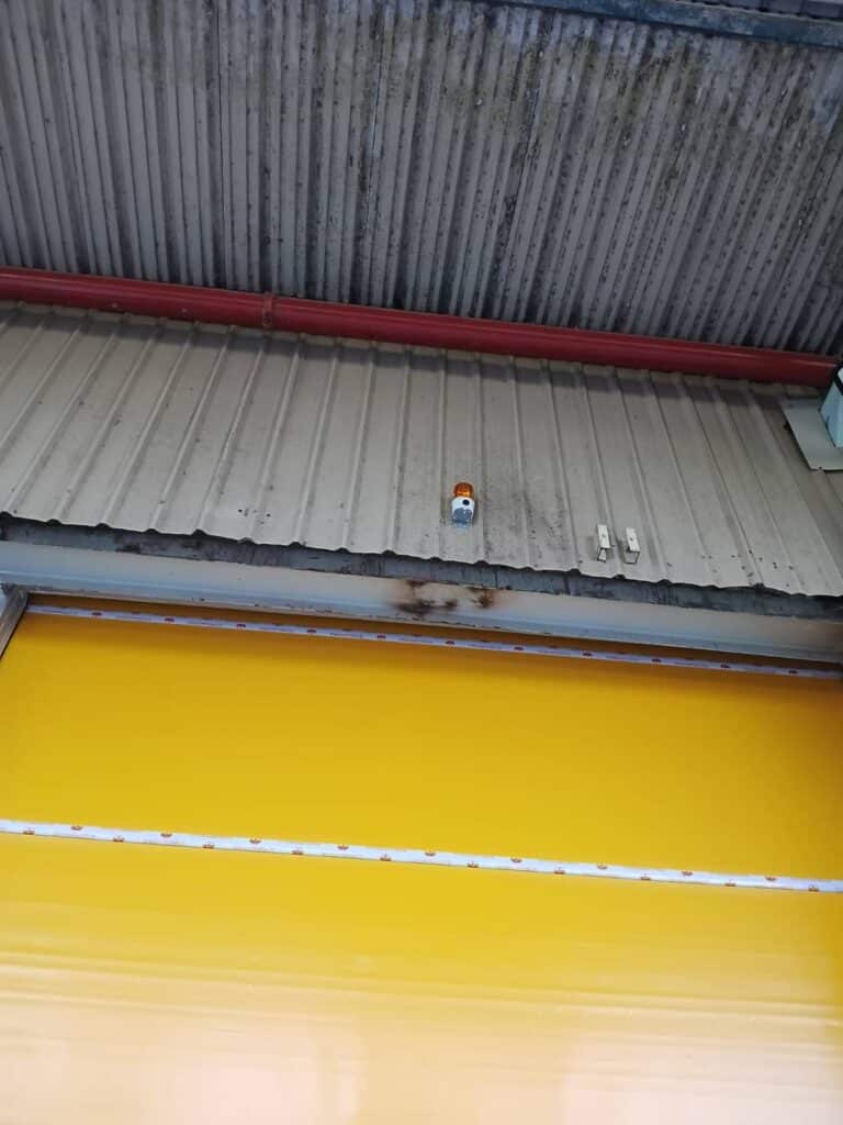 Installation photo of High Speed Doors for Manufacturing in Prachin Buri by OZ DOOR (3)