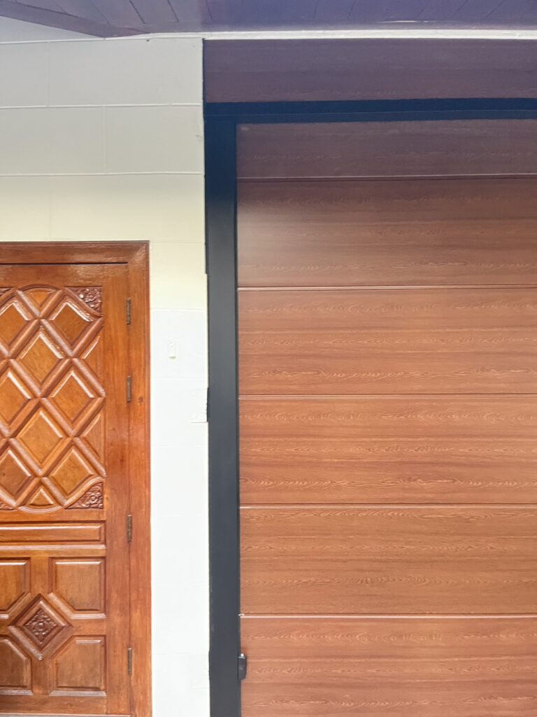 Installation photo of Standard Garage Door for Single House in Phuket by OZ DOOR (10)