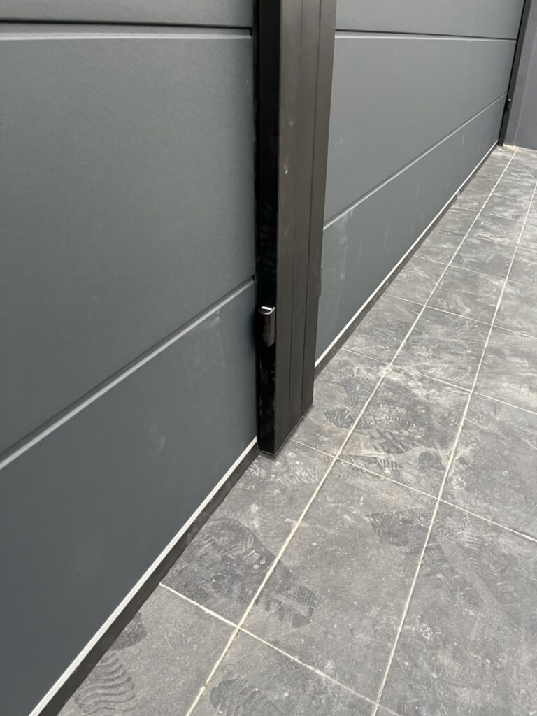 Installation photo of Standard Garage Door for Single House in Nonthaburi by OZ DOOR (5)