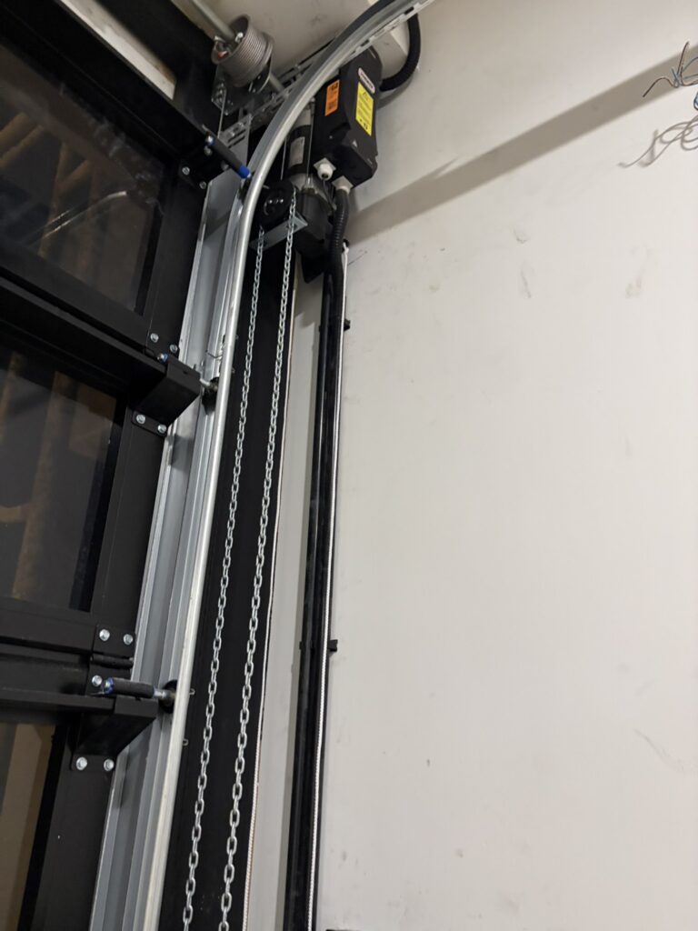 Installation photo of Full View Garage Door for Single House in Bangkok by OZ DOOR (12)