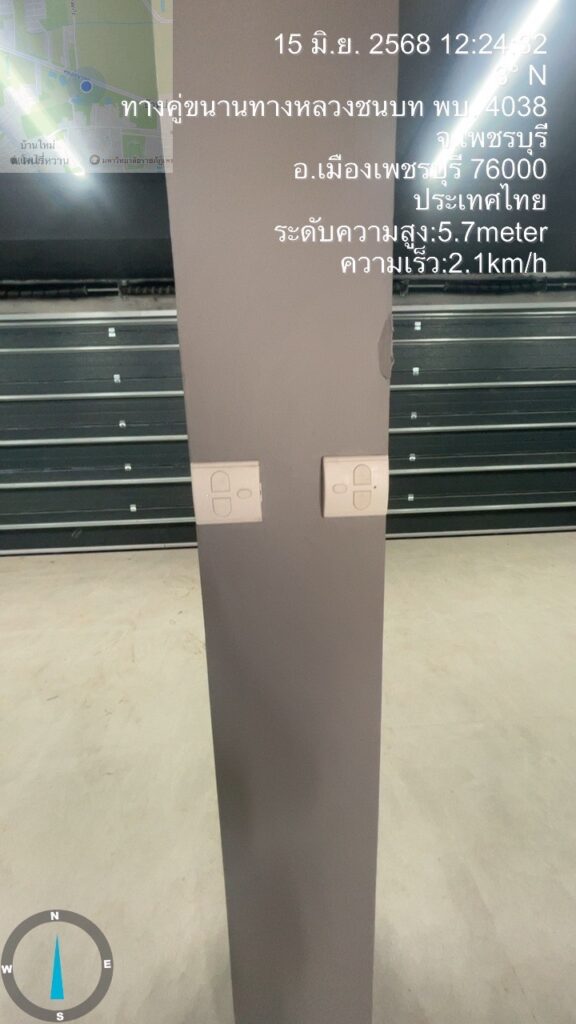 Installation photo of Standard Garage Door for Single House in Phetchaburi by OZ DOOR (6)