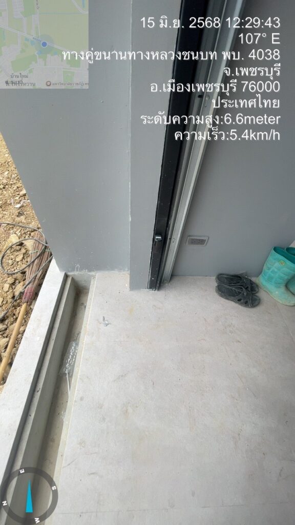 Installation photo of Standard Garage Door for Single House in Phetchaburi by OZ DOOR (8)
