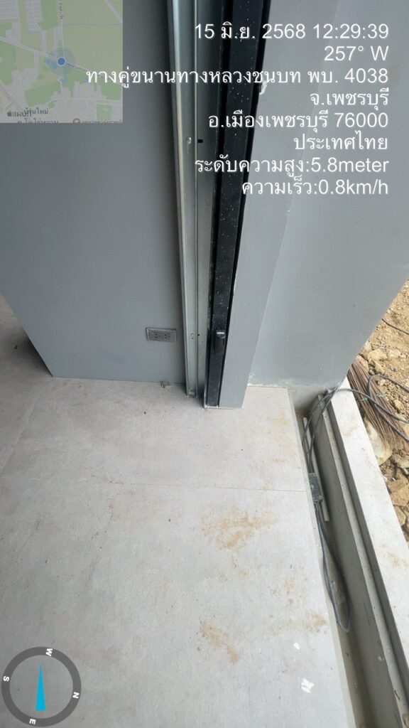Installation photo of Standard Garage Door for Single House in Phetchaburi by OZ DOOR (9)