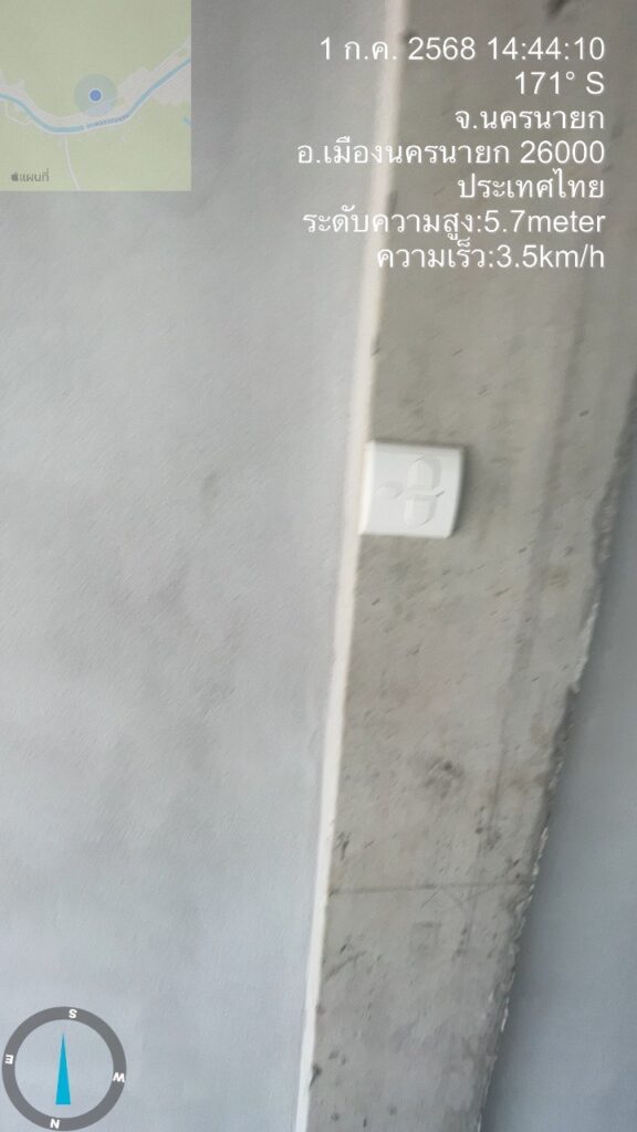 Installation photo of Standard Garage Door for Single House in Nakhon Nayok by OZ DOOR (5)