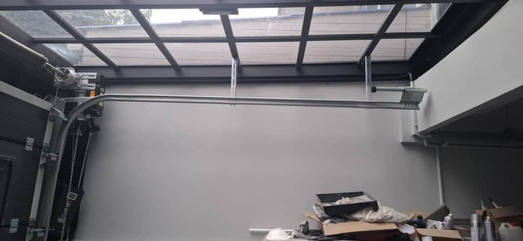 Installation photo of Standard Garage Door for Single House in Bangkok by OZ DOOR (10)